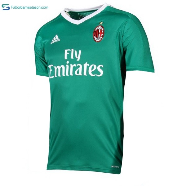 Camiseta Milan 1ª Portero 2017/18 Verde